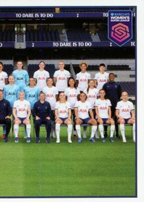 #45 Team Photo RIGHT (Tottenham Hotspur) Panini Women's Super League 2024 Sticker Collection SQUAD SNAPSHOT