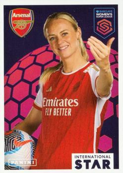 #152 Amanda Ilestedt (Arsenal) Panini Women's Super League 2024 Sticker Collection INTERNATIONAL STARS