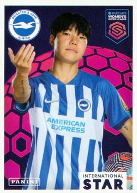 #154 Lee Geum-Min (Brighton & Hove Albion) Panini Women's Super League 2024 Sticker Collection INTERNATIONAL STARS