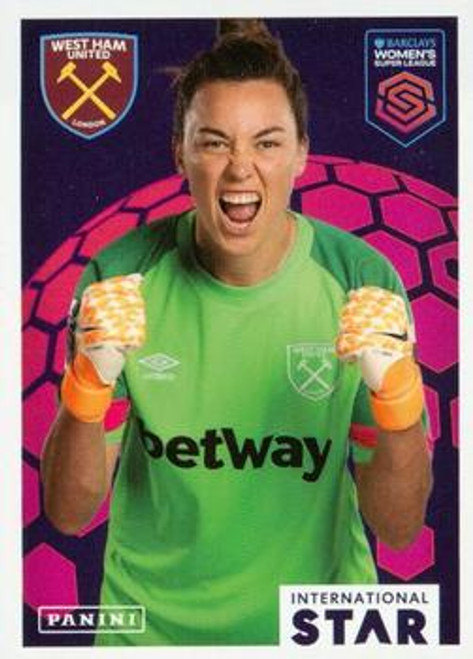 #163 Mackenzie Arnold (West Ham United) Panini Women's Super League 2024 Sticker Collection INTERNATIONAL STARS