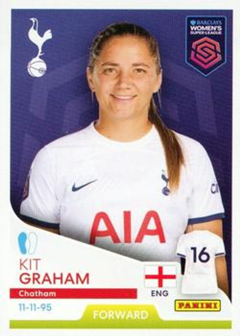 #246 Kit Graham (Tottenham Hotspur) Panini Women's Super League 2024 Sticker Collection