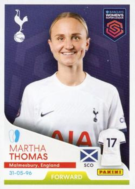 #247 Martha Thomas (Tottenham Hotspur) Panini Women's Super League 2024 Sticker Collection