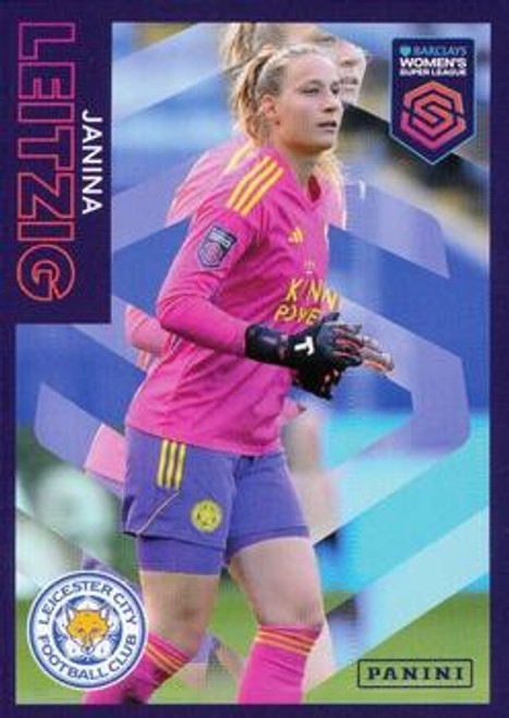 #314 Janina Leitzig (Leicester City) Panini Women's Super League 2024 Sticker Collection KEY PLAYERS