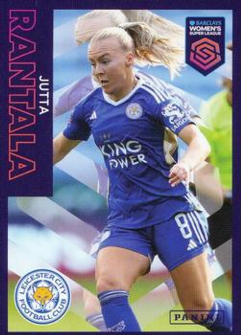 #316 Jutta Rantala (Leicester City) Panini Women's Super League 2024 Sticker Collection KEY PLAYERS