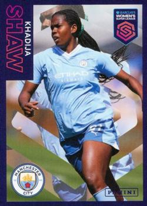 #328 Khadija Shaw (Manchester City) Panini Women's Super League 2024 Sticker Collection KEY PLAYERS