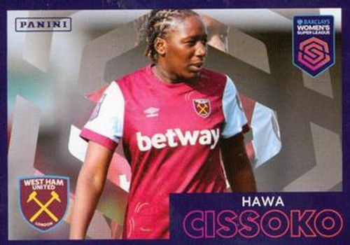 #349 Hawa Cissoko (West Ham United) Panini Women's Super League 2024 Sticker Collection KEY PLAYERS