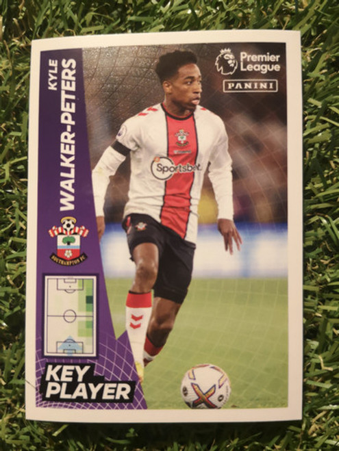 #549 Kyle Walker-Peters KEY PLAYER (Southampton) Panini Premier League 2023 Sticker Collection