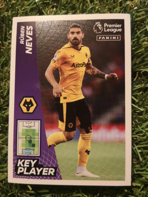 #633 Ruben Neves KEY PLAYER (Wolverhampton Wanderers) Panini Premier League 2023 Sticker Collection