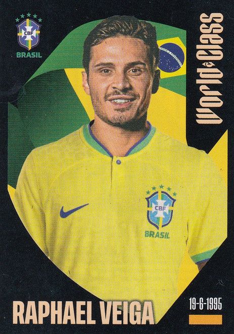 #46 Raphael Veiga (Brazil) Panini World Class 2024 Sticker Collection