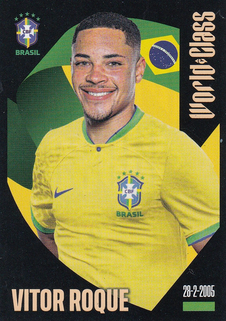 #48 Vitor Roque (Brazil) Panini World Class 2024 Sticker Collection