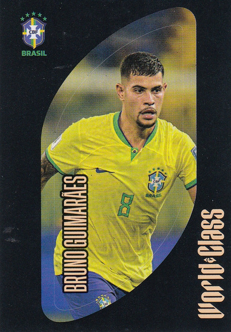 #69 Bruno Guimaraes - LINE UP (Brazil) Panini World Class 2024 Sticker Collection