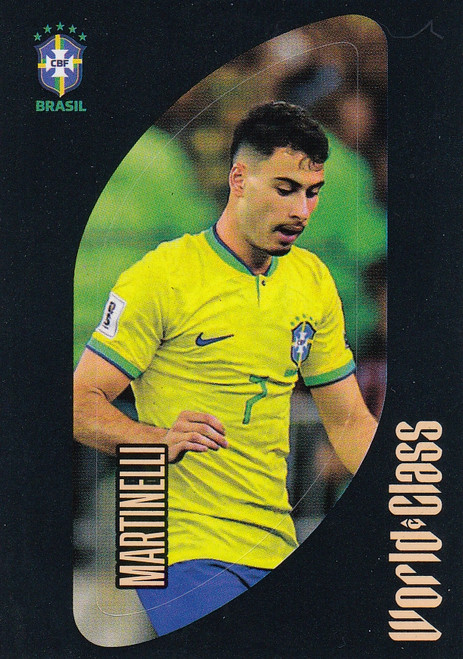 #72 Gabriel Martinelli - LINE UP (Brazil) Panini World Class 2024 Sticker Collection