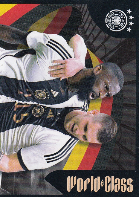 #100 Rudiger/ Sule - SYNERGY 1/2 (Germany) Panini World Class 2024 Sticker Collection