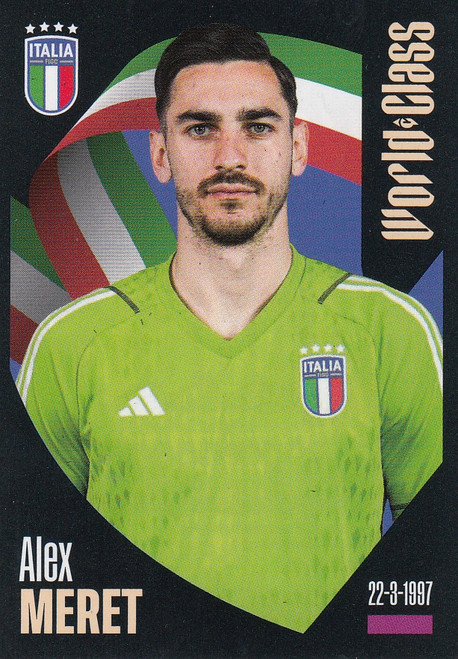 #114 Alex Meret (Italy) Panini World Class 2024 Sticker Collection