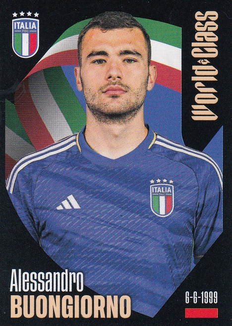 #117 Alessandro Buongiorno (Italy) Panini World Class 2024 Sticker Collection