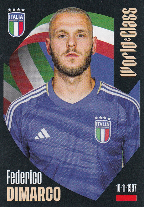 #119 Federico Dimarco (Italy) Panini World Class 2024 Sticker Collection