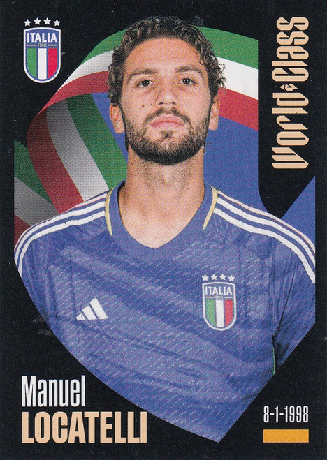 #122 Manuel Locatelli (Italy) Panini World Class 2024 Sticker Collection