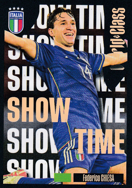 #137 Federico Chiesa - SHOW TIME (Italy) Panini World Class 2024 Sticker Collection