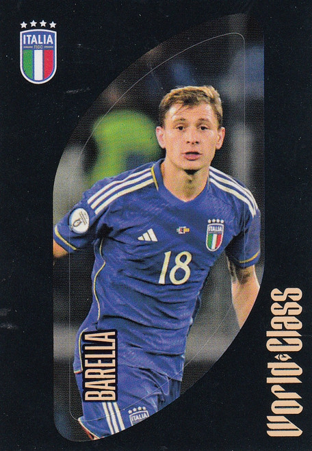 #146 Nicolò Barella - LINE UP (Italy) Panini World Class 2024 Sticker Collection