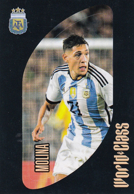 #181 Nahuel Molina - LINE UP (Argentina) Panini World Class 2024 Sticker Collection