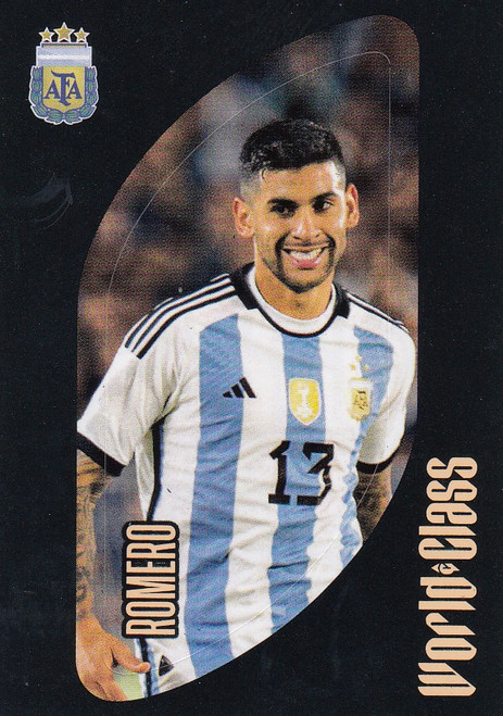 #182 Cristian Romero - LINE UP (Argentina) Panini World Class 2024 Sticker Collection