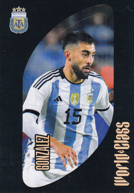 #190 Nicolas Gonzalez - LINE UP (Argentina) Panini World Class 2024 Sticker Collection