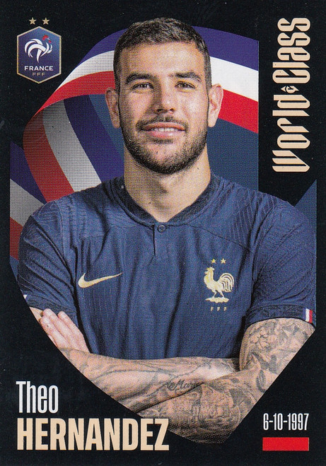 #194 Theo Hernandez (France) Panini World Class 2024 Sticker Collection