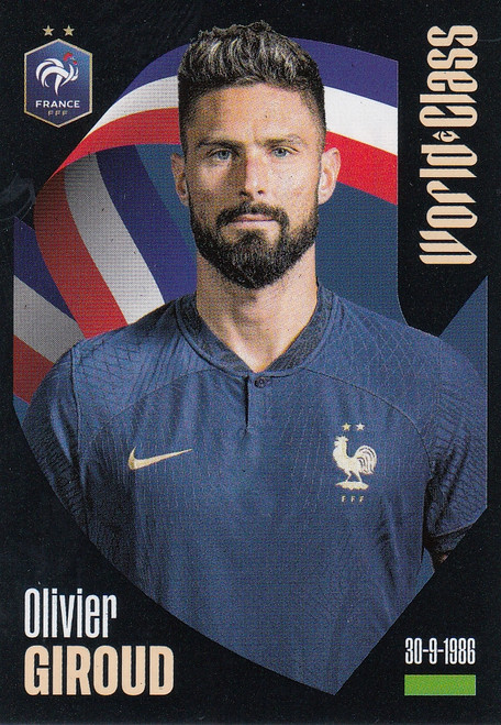 #210 Olivier Giroud (France) Panini World Class 2024 Sticker Collection