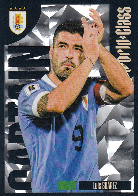 #250 Luis Suárez - CAPTAIN (Uruguay) Panini World Class 2024 Sticker Collection