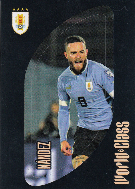 #259 Nahitan Nández - LINE UP (Uruguay) Panini World Class 2024 Sticker Collection