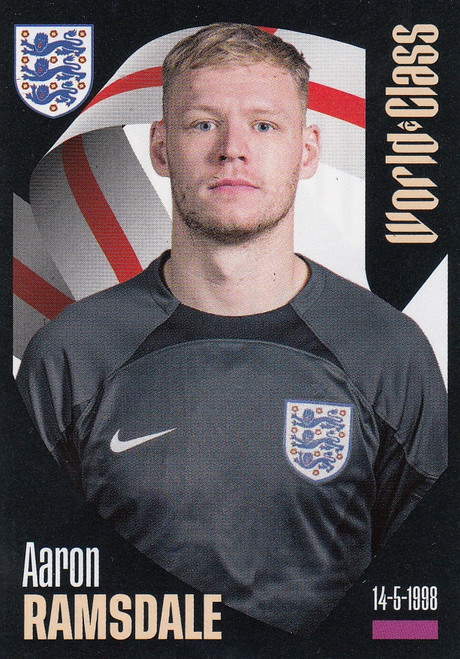 #270 Aaron Ramsdale (England) Panini World Class 2024 Sticker Collection