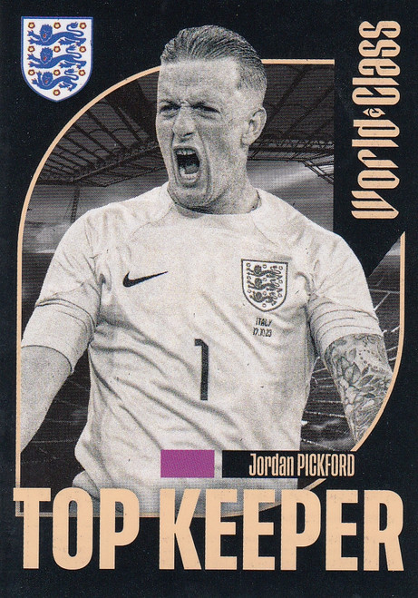 #290 Jordan Pickford - TOP KEEPER (England) Panini World Class 2024 Sticker Collection