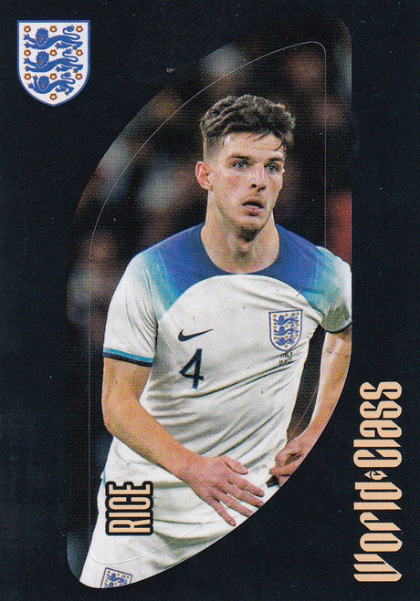 #302 Declan Rice - LINE UP (England) Panini World Class 2024 Sticker Collection