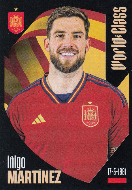 #312 Inigo Martinez (Spain) Panini World Class 2024 Sticker Collection