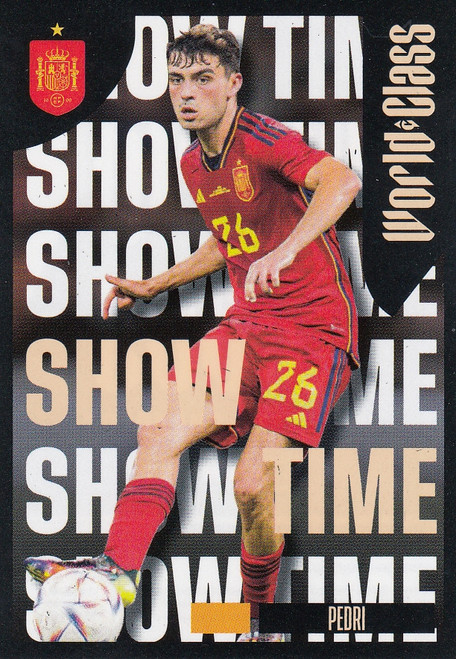 #332 Pedri - SHOW TIME (Spain) Panini World Class 2024 Sticker Collection