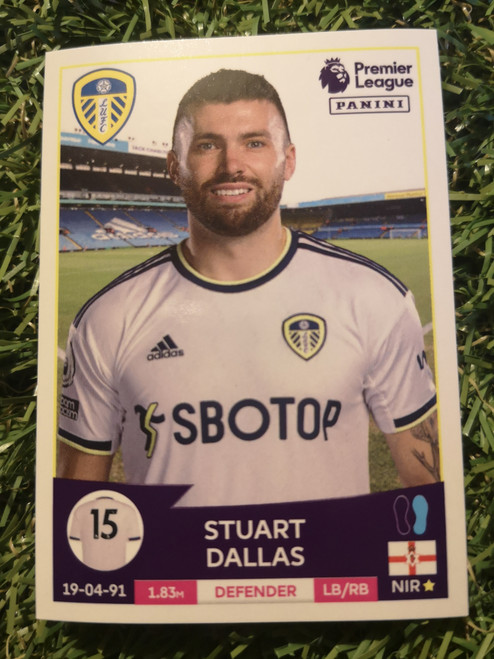 #293 Stuart Dallas (Leeds United) Panini Premier League 2023 Sticker Collection