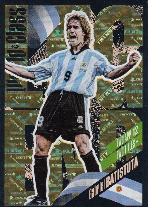 #354 Gabriel Batistuta (Argentina) Panini World Class 2024 Sticker Collection