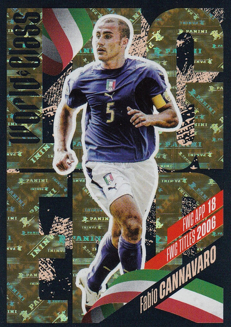 #359 Fabio Cannavaro (Italy) Panini World Class 2024 Sticker Collection