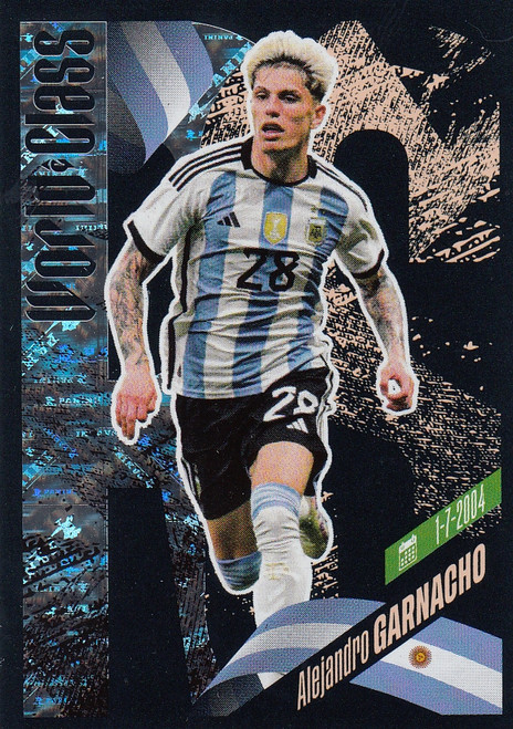 #373 Alejandro Garnacho (Argentina) Panini World Class 2024 Sticker Collection