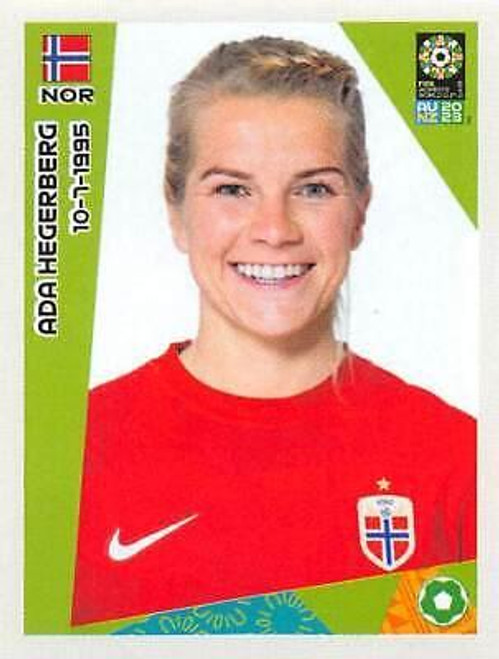 #37 Ada Hegerberg (Norway) Panini Womens World Cup 2023 Sticker Collection