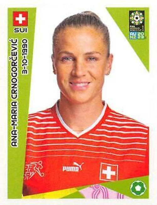 #69 Ana-Maria Crnogorcevic (Switzerland) Panini Womens World Cup 2023 Sticker Collection