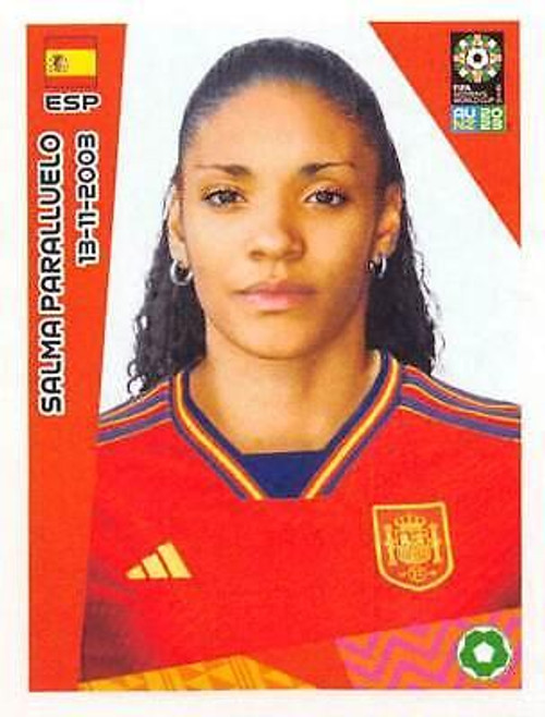 #154 Salma Paralluelo (Spain) Panini Womens World Cup 2023 Sticker Collection
