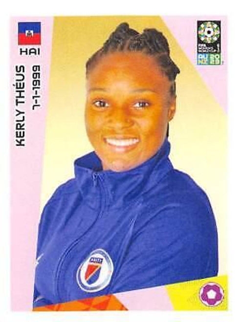 #227 Kerly Théus (Haiti) Panini Womens World Cup 2023 Sticker Collection