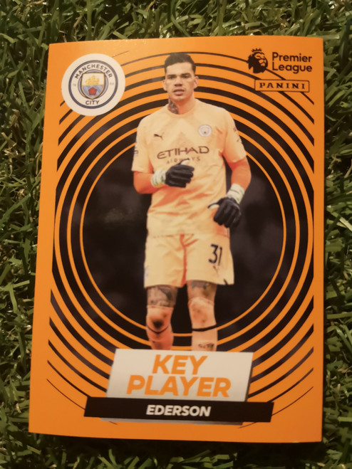 #431 Ederson KEY PLAYER (Manchester City) Panini Premier League 2023 Sticker Collection