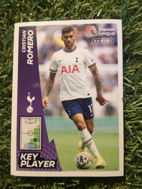 #578 Cristian Romero KEY PLAYER (Tottenham Hotspur) Panini Premier League 2023 Sticker Collection