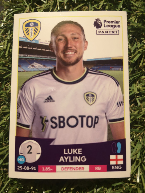 #287 Luke Ayling (Leeds United) Panini Premier League 2023 Sticker Collection