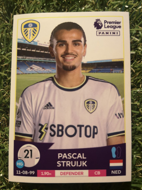 #294 Pascal Struijk (Leeds United) Panini Premier League 2023 Sticker Collection