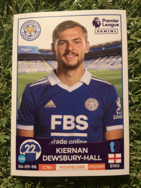 #362 Kiernan Dewsbury-Hall (Leicester City) Panini Premier League 2023 Sticker Collection