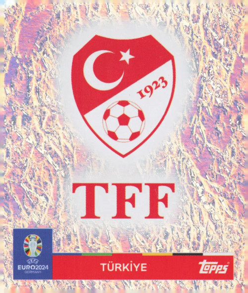#TUR1 Logo (Turkey) Topps Euro 2024 Sticker Collection #TUR1 Logo (Turkey) Topps Euro 2024 Sticker Collection