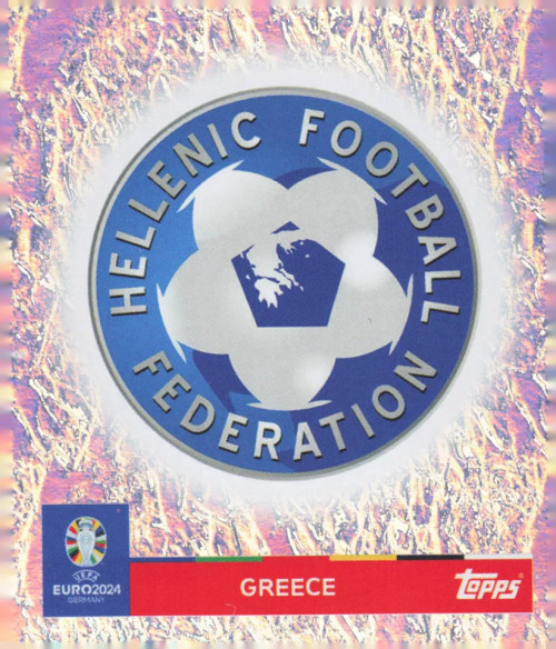 #GRE1 Logo (Greece) Topps Euro 2024 Sticker Collection